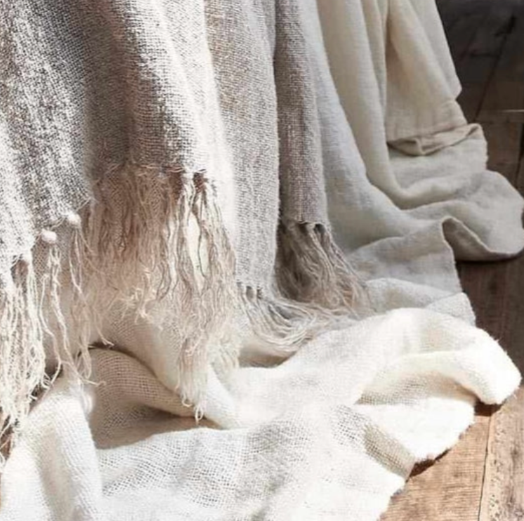 Bedouin Oversized Linen Throw