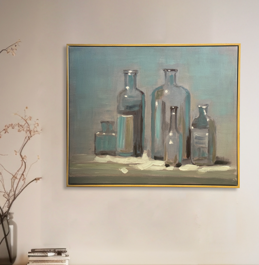 Blue Bottles Artwork