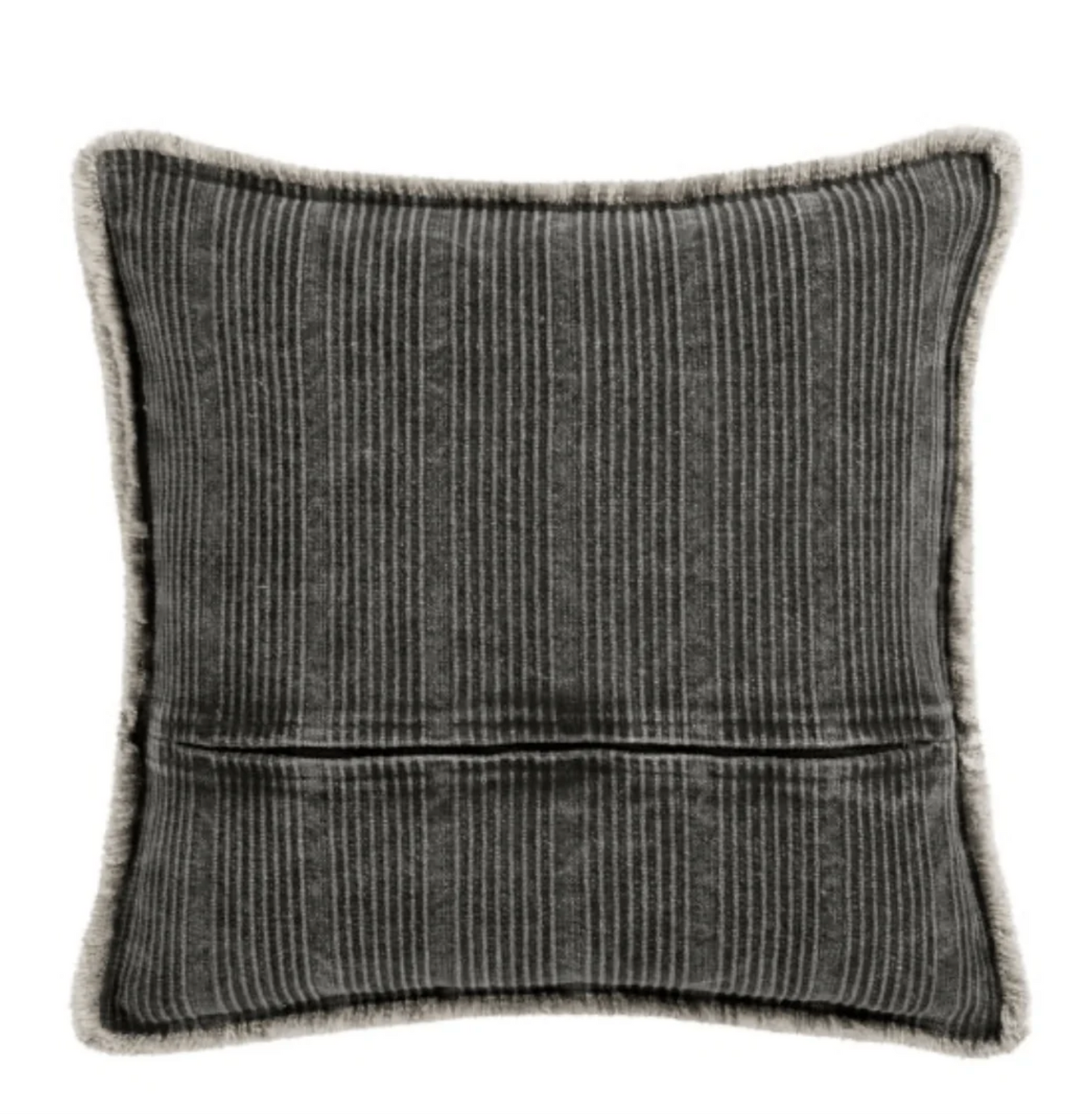 Dion Feather Cushion Charcoal - 45x45cm