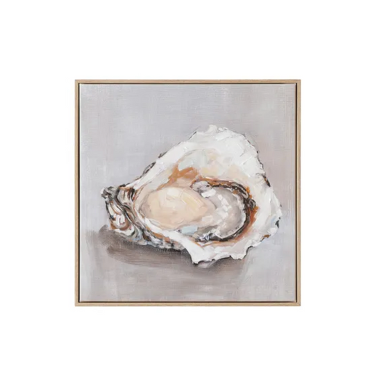 Wye Ash Frame Oil Canvas - Oyster