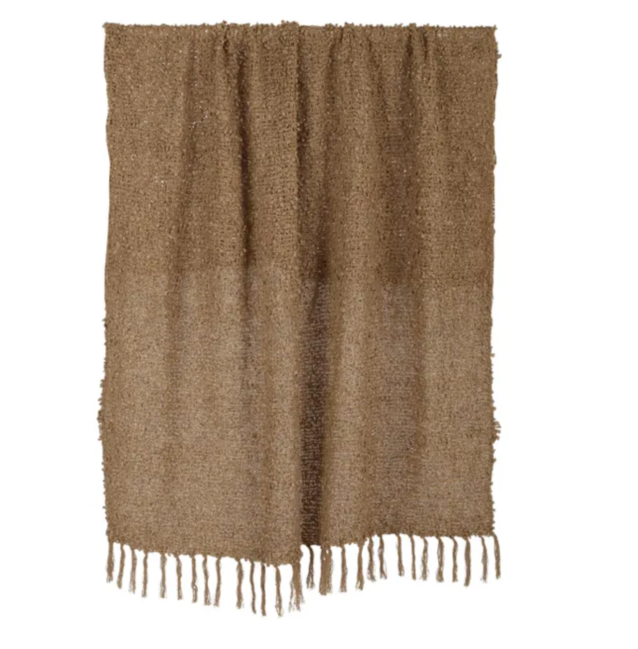 Burbuja Cotton Blend Throw - Tan