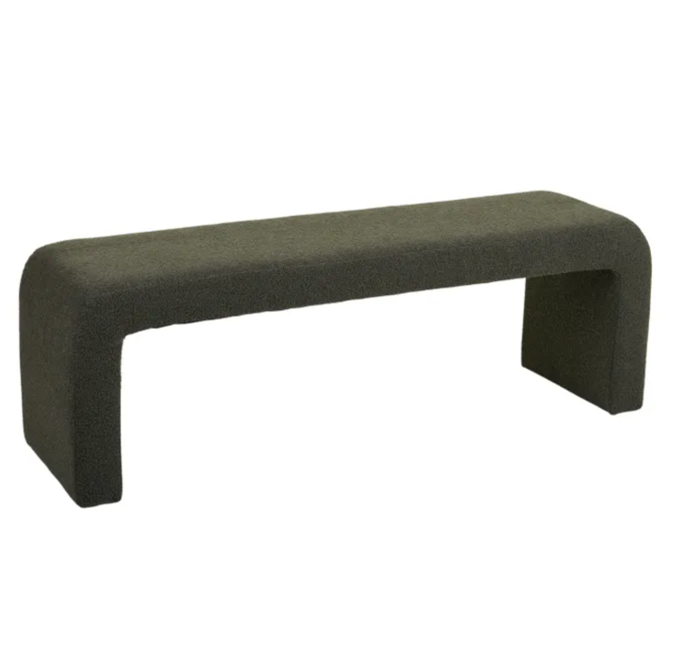 Boucle Bench - Olive Green