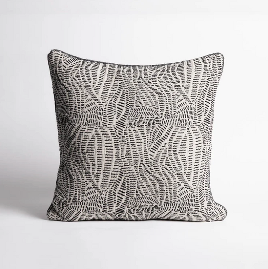 Midnight Jacquard Cushion