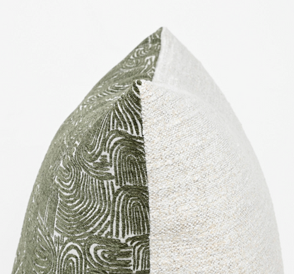Forest Swirl – Fabric Cushion – 37 X 57