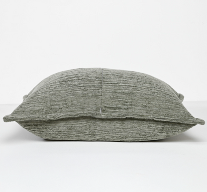 Ruffled Sage – Fabric Cushion – 37 X 57