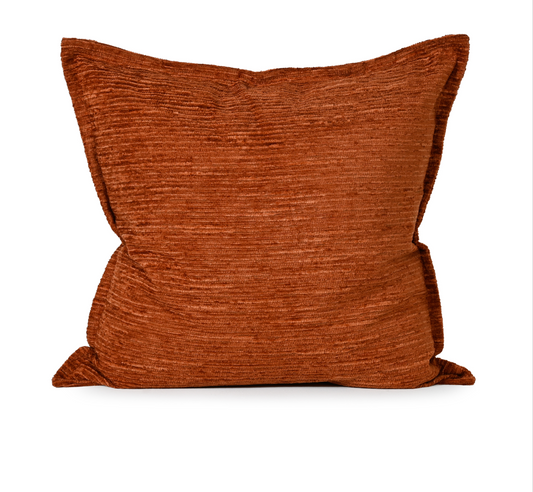 Ruffled Autumn – Fabric Cushion – 57 X 57