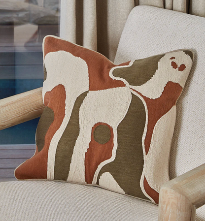 Nyla Cushion 50x50 Ochre & Green Multi
