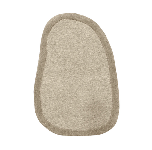 Shaped Rug 200x300cm Brown