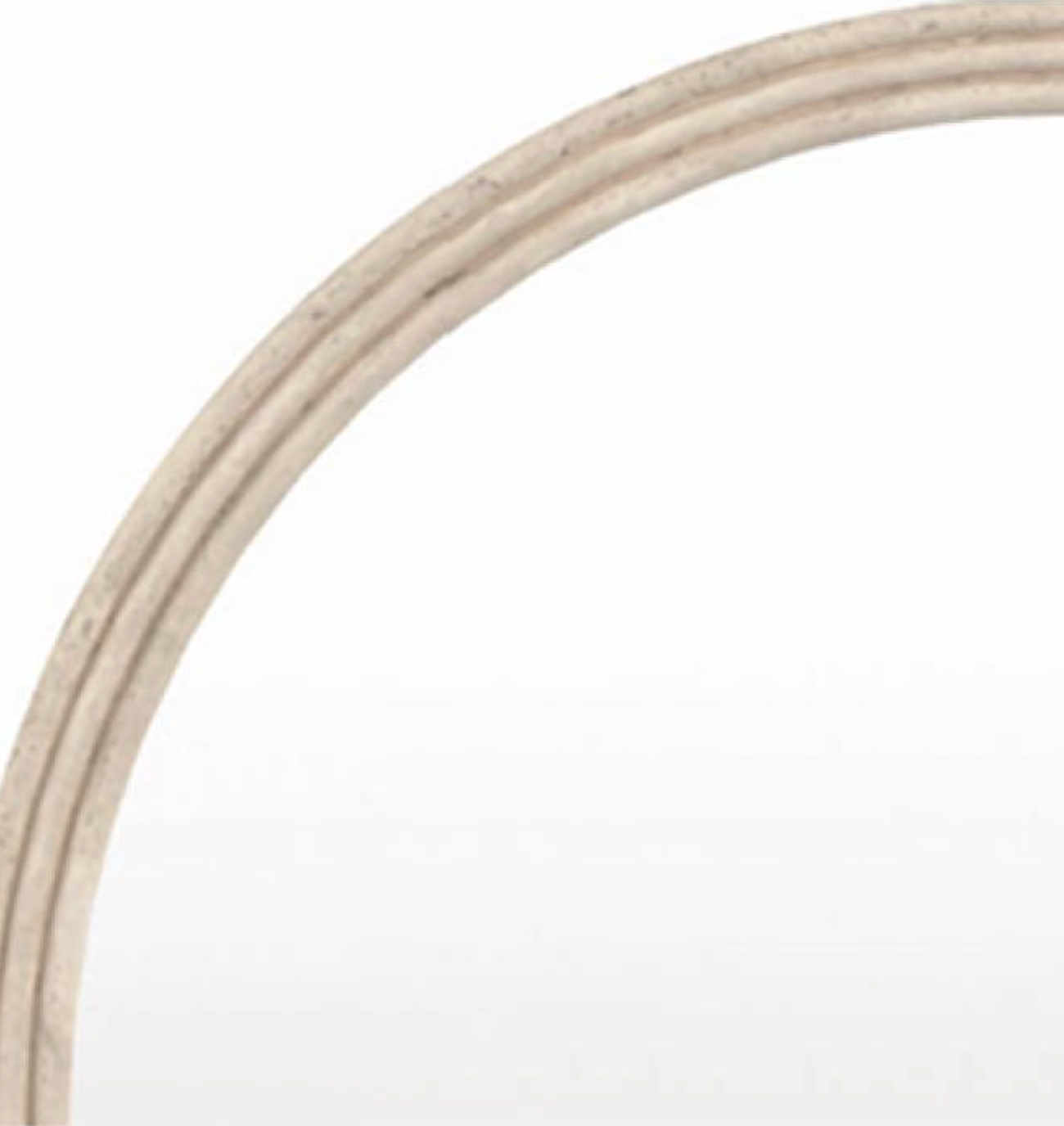 TRAVERTINE LOOK ROUND MIRROR