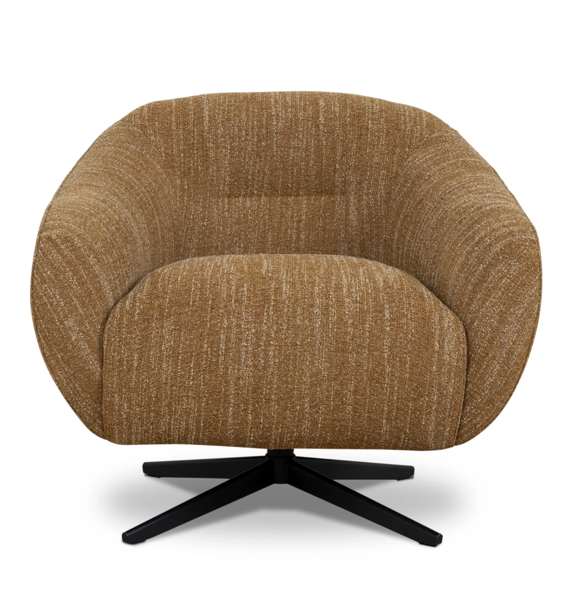 Ginger Brown Swivel Armchair