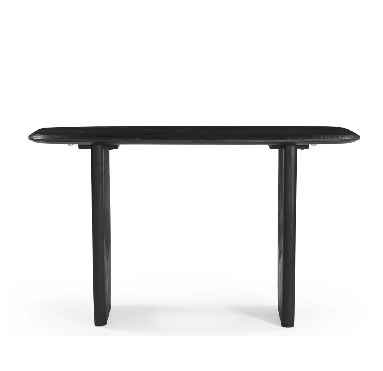 U-Shaped Legs Console Table - Full Black