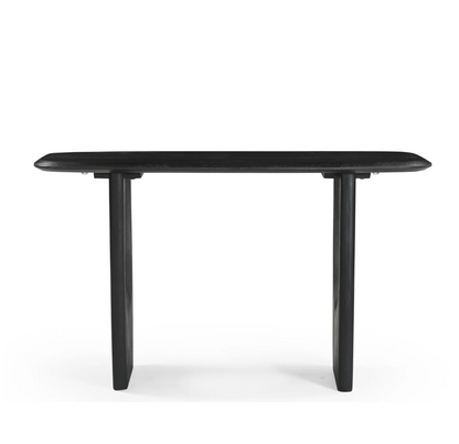 U-Shaped Legs Console Table - Full Black