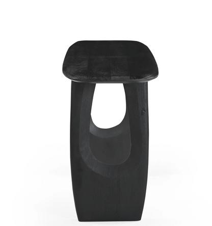 U-Shaped Legs Console Table - Full Black