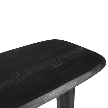U-Shaped Legs Console Table - Full Black