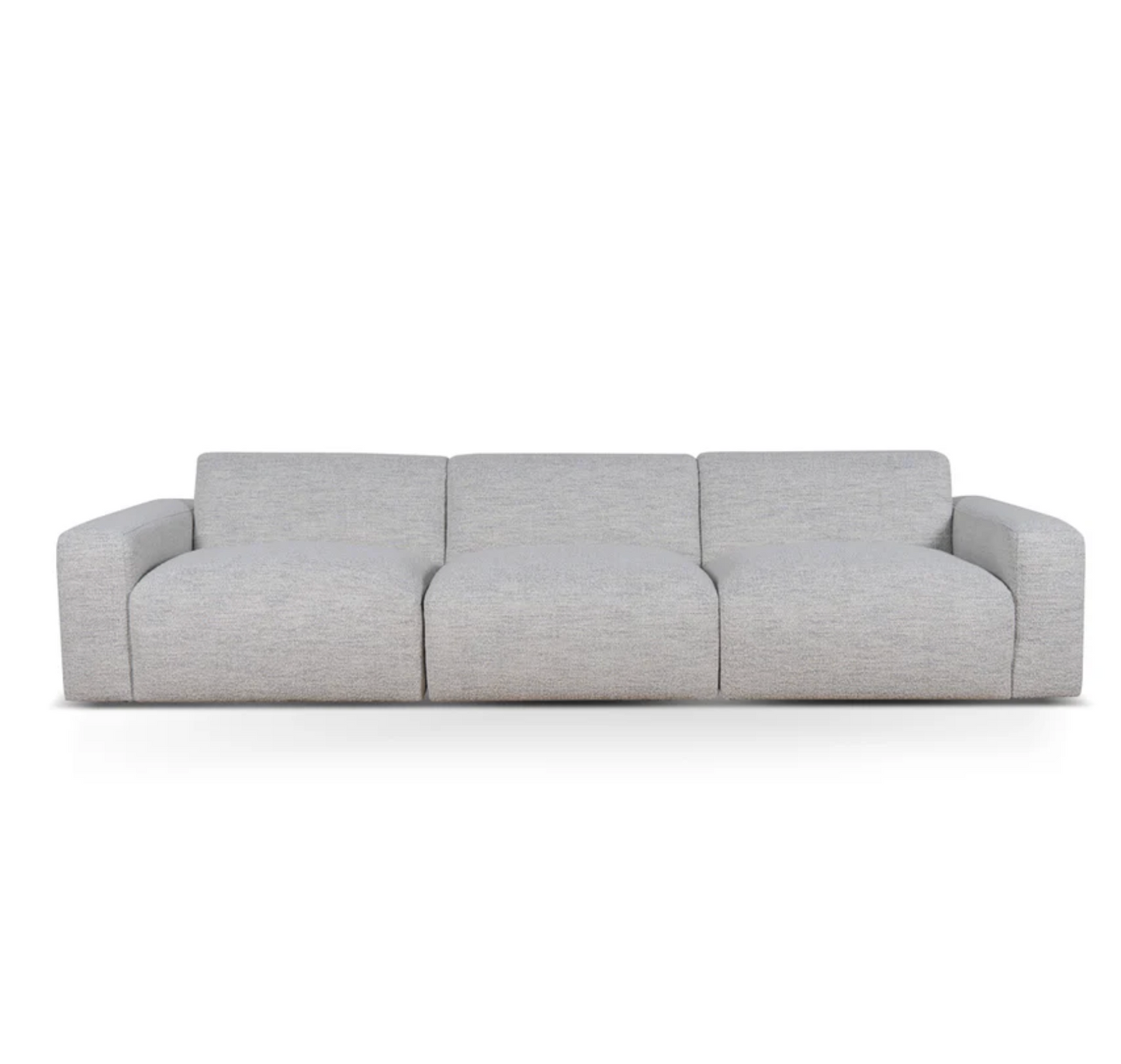 4 Seater Fabric Sofa - Fog Grey