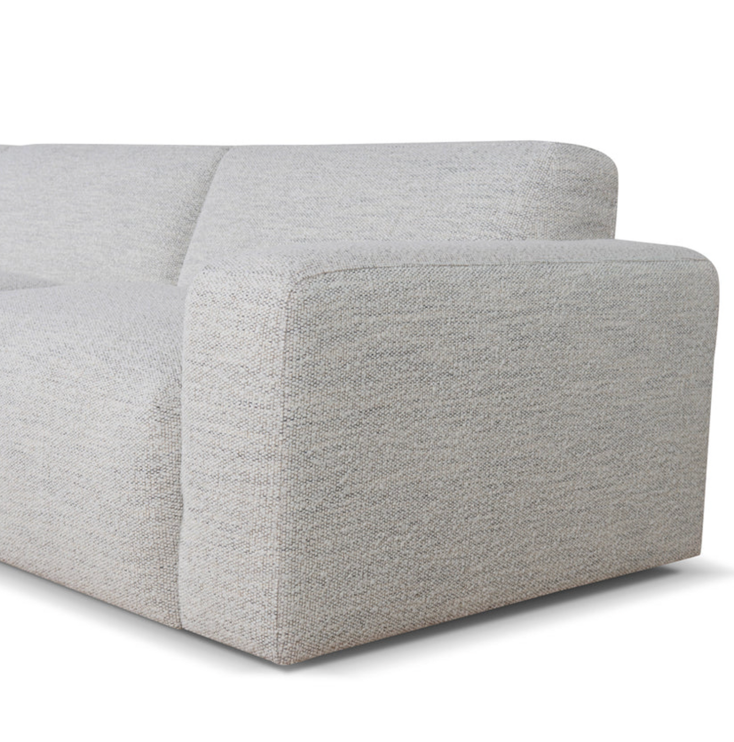 4 Seater Fabric Sofa - Fog Grey