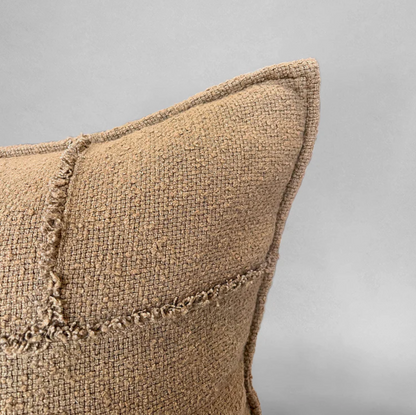 Moss Green Geometric Cushion