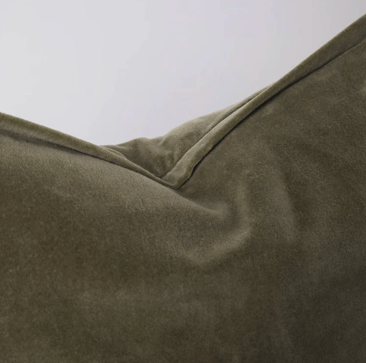 Olive Velvet Cushion