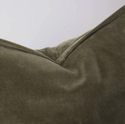 Olive Velvet Cushion