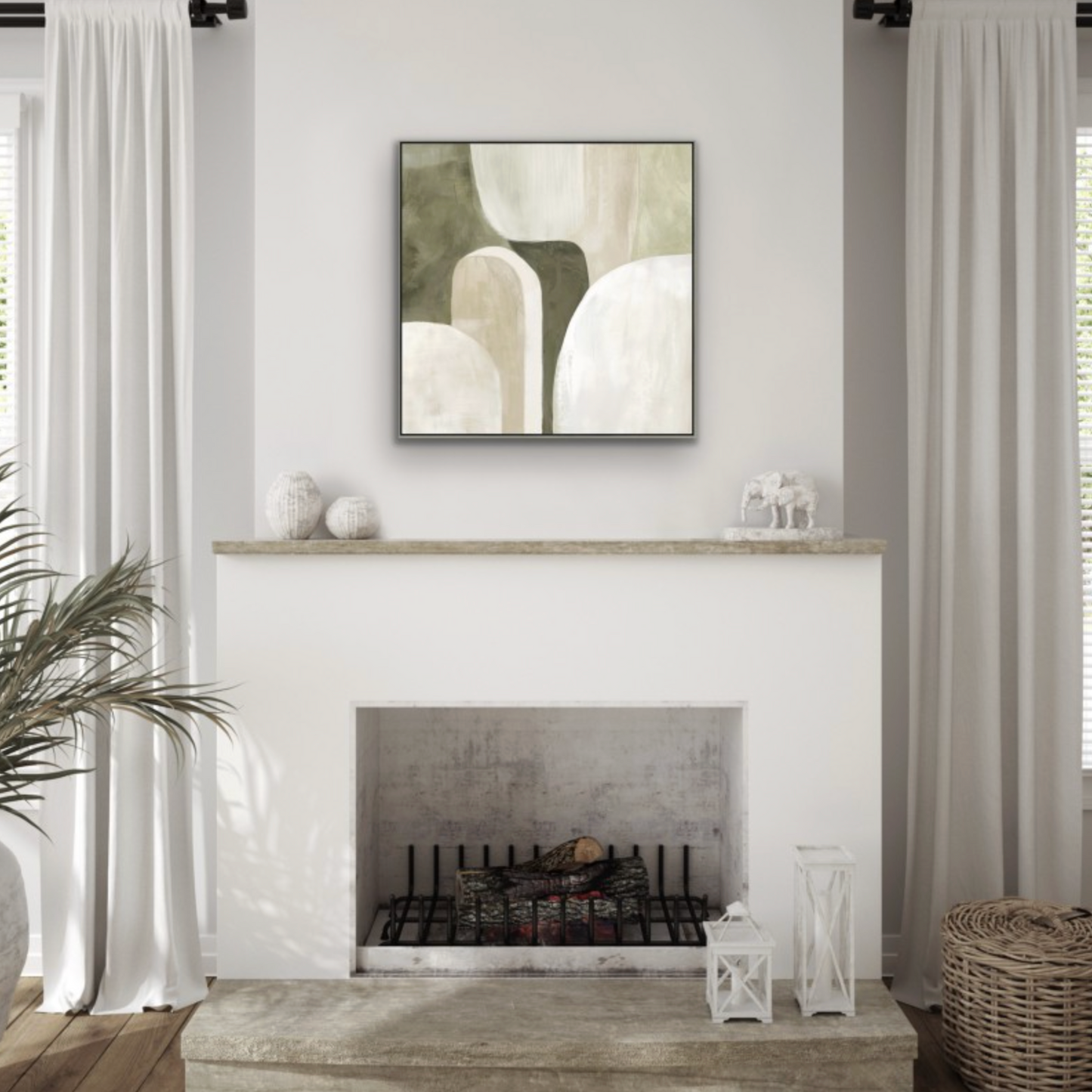 Green Abstract Artwork