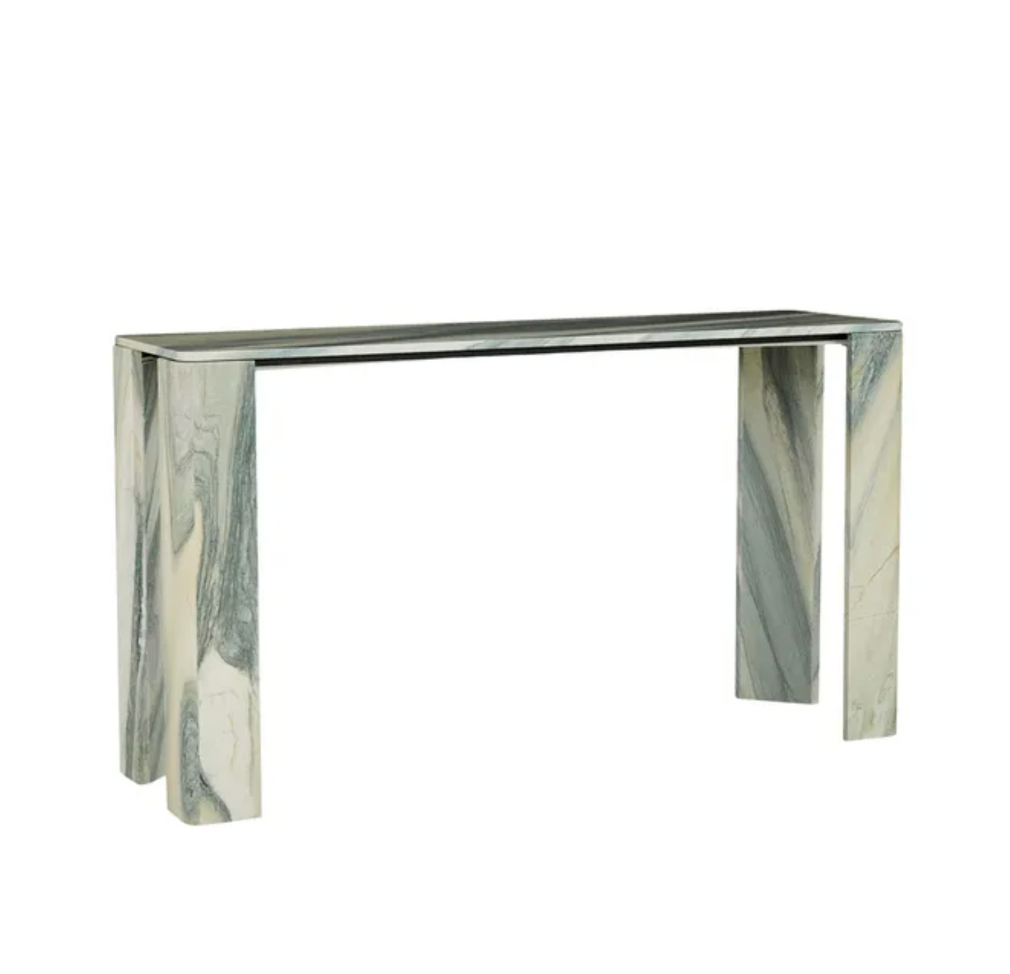 Marble Slab Console Table