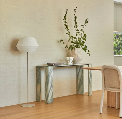 Marble Slab Console Table