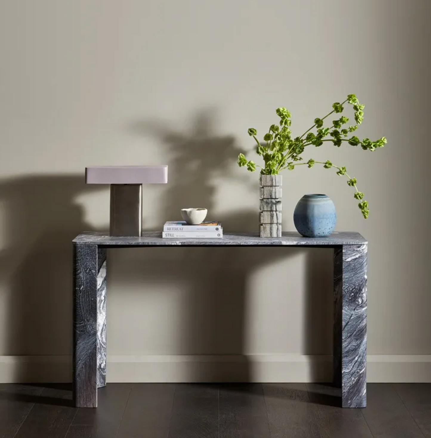 Marble Slab Console Table