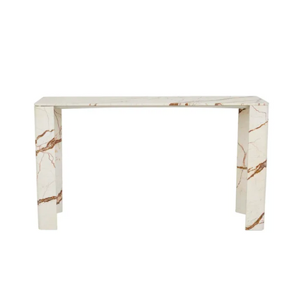 Marble Slab Console Table