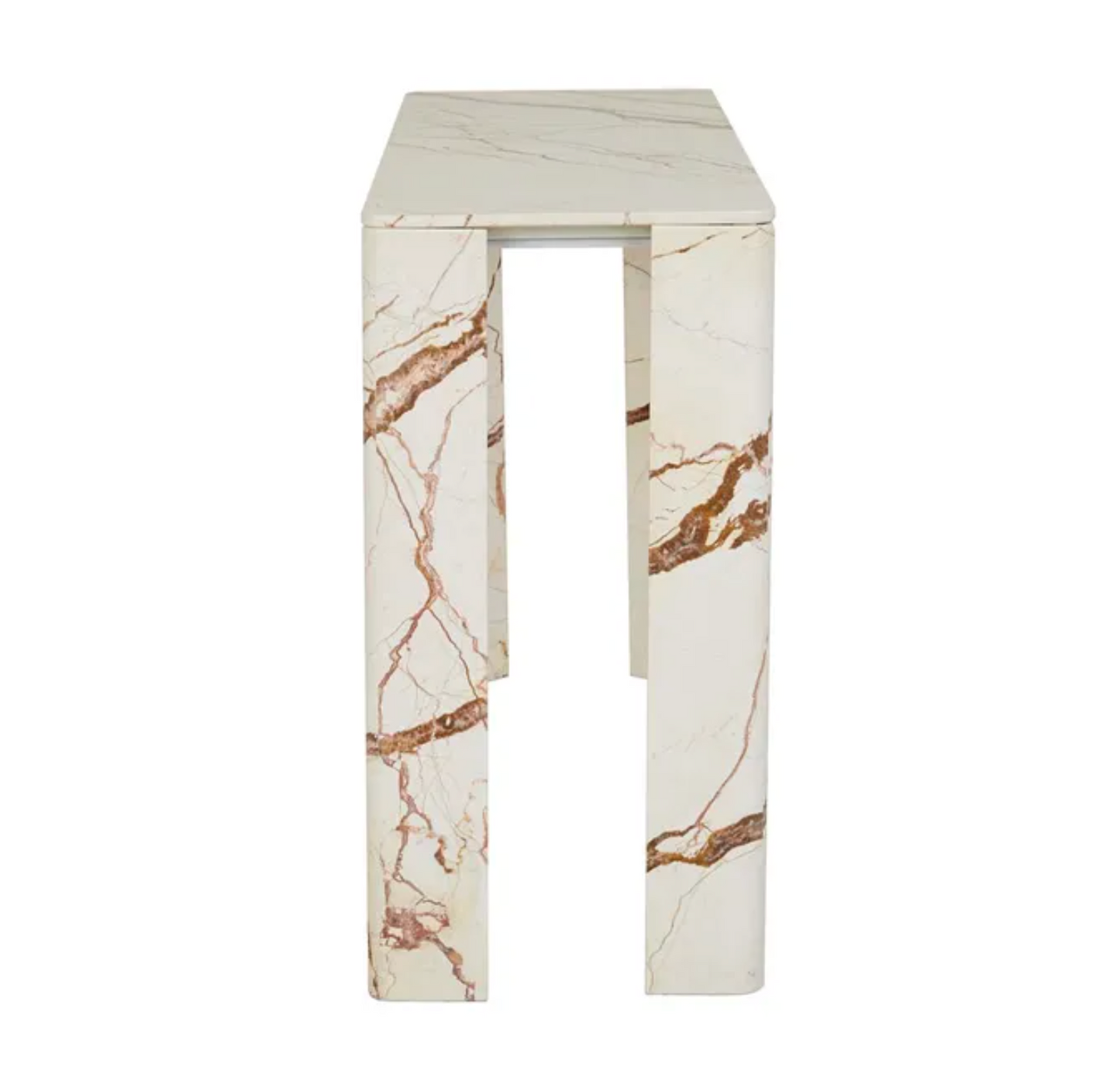 Marble Slab Console Table