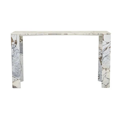 Marble Slab Console Table
