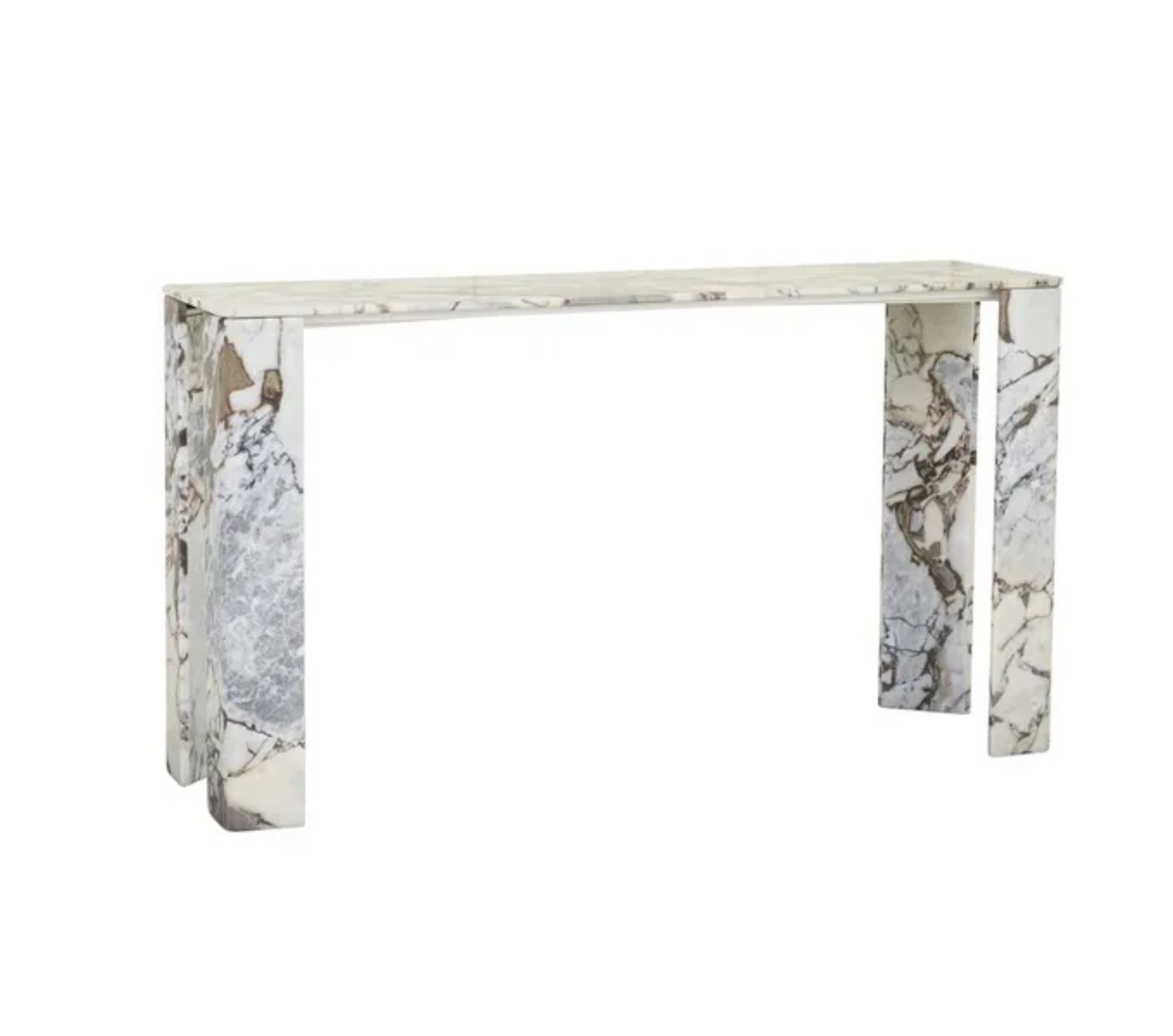 Marble Slab Console Table