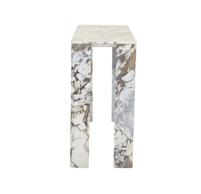 Marble Slab Console Table