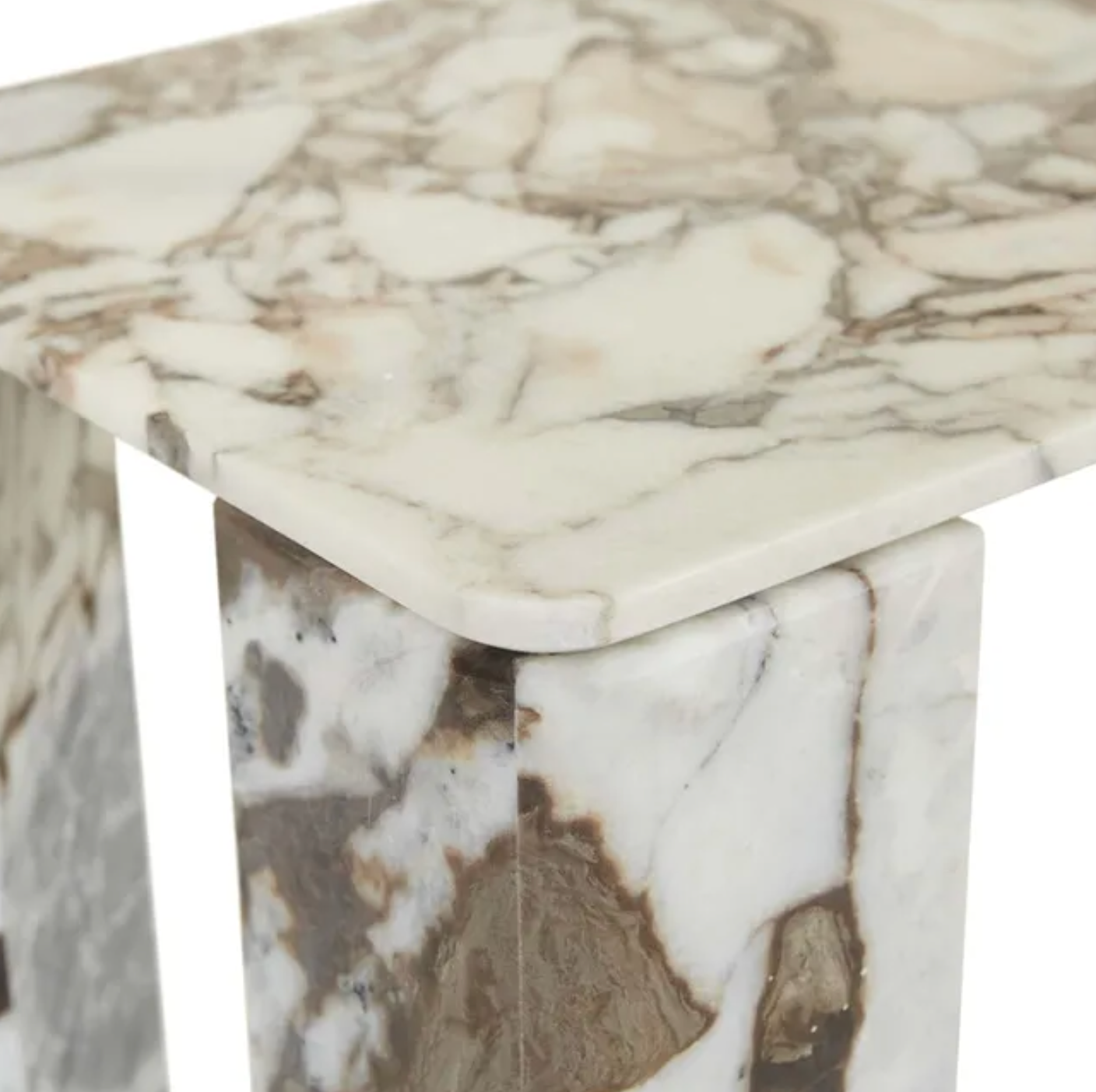 Marble Slab Console Table
