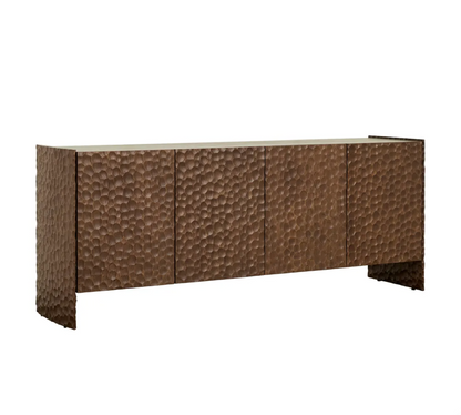 Mocha Oak Carved Buffet