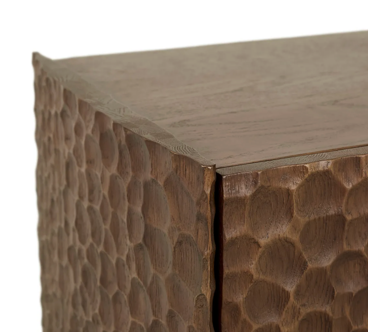 Mocha Oak Carved Buffet