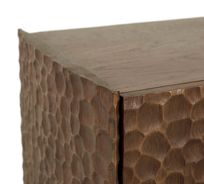 Mocha Oak Carved Buffet