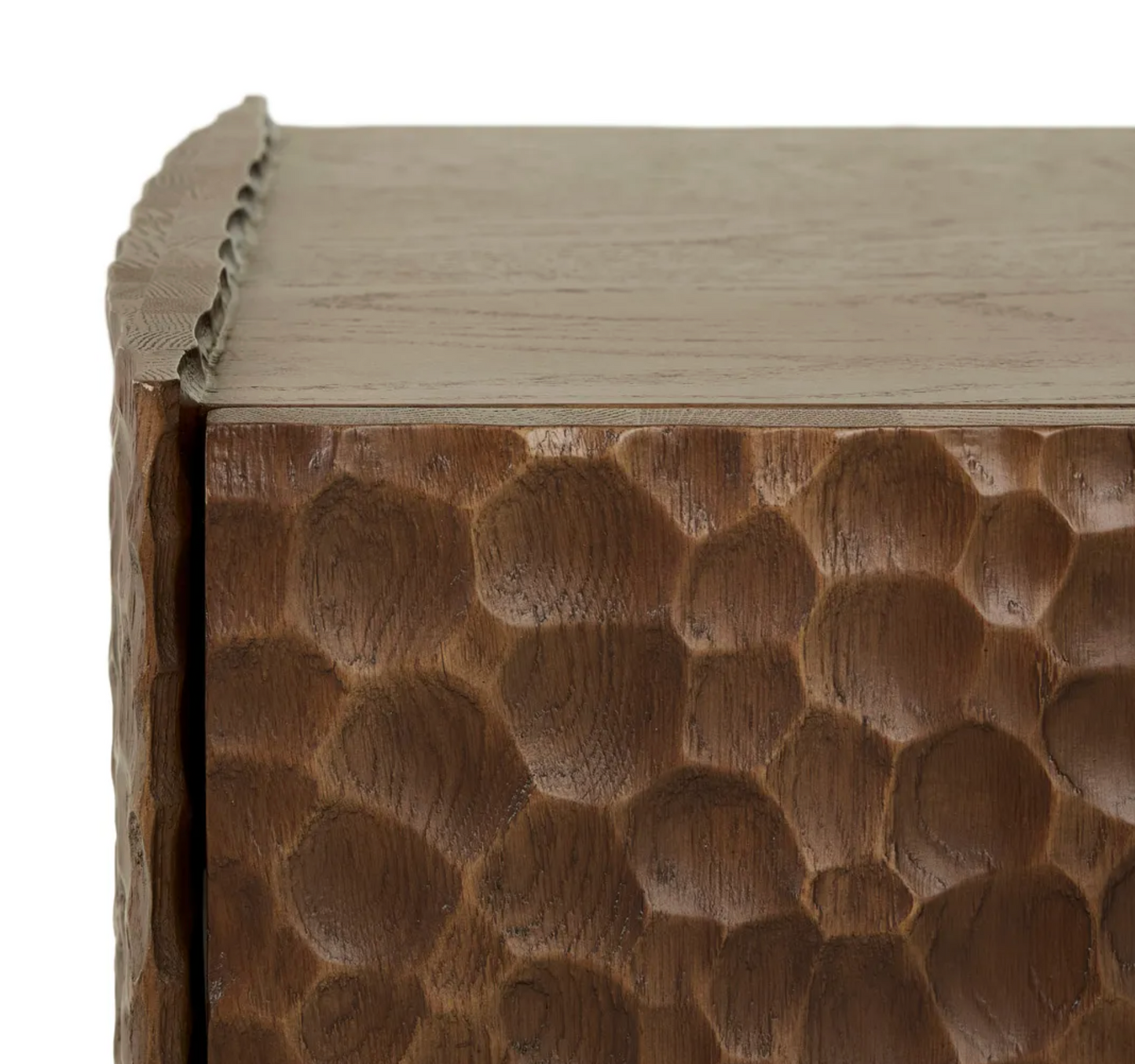 Mocha Oak Carved Buffet