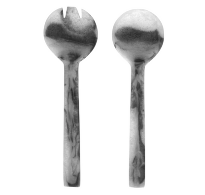 Orion Salad Server Pair 27x8x2cm Grey Stone Matt