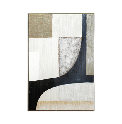 Monochrome Abstract Artwork