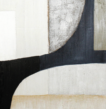Monochrome Abstract Artwork