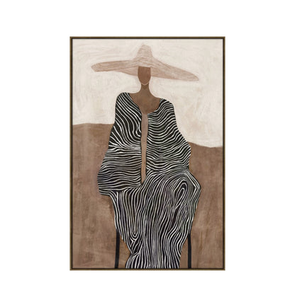 Lady Fragment Framed Art