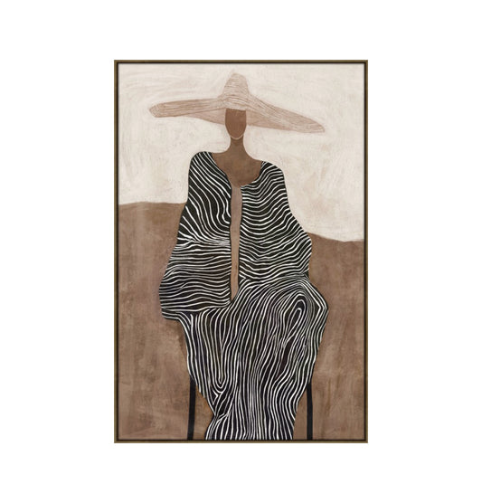 Lady Fragment Framed Art