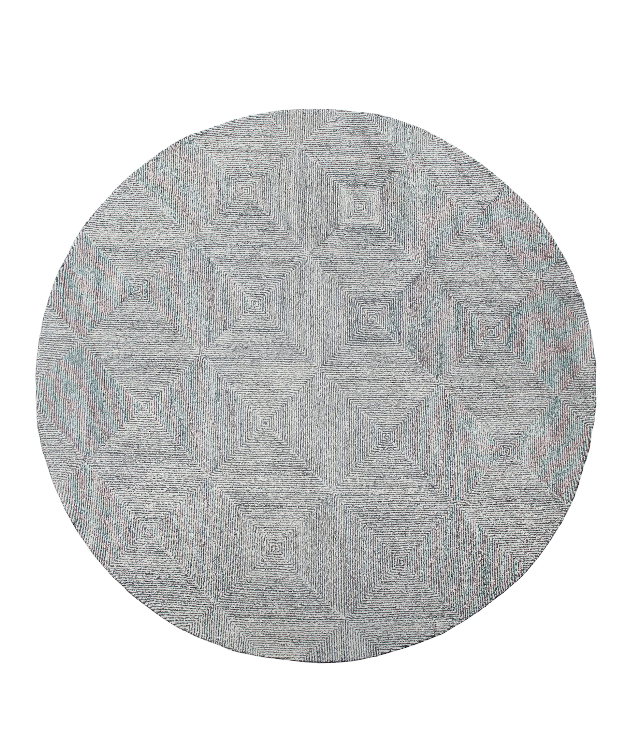 Silver Diamond Rug