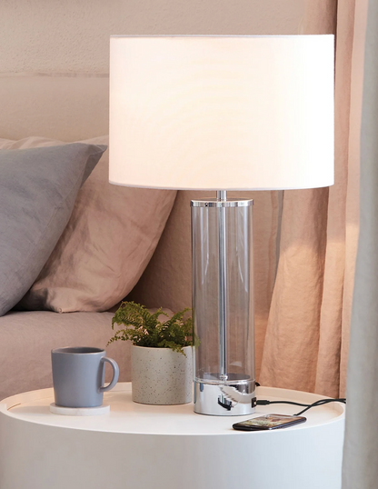 Touch Table Lamp with USB Port