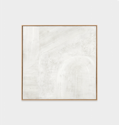 Abstruse Form Framed Painting