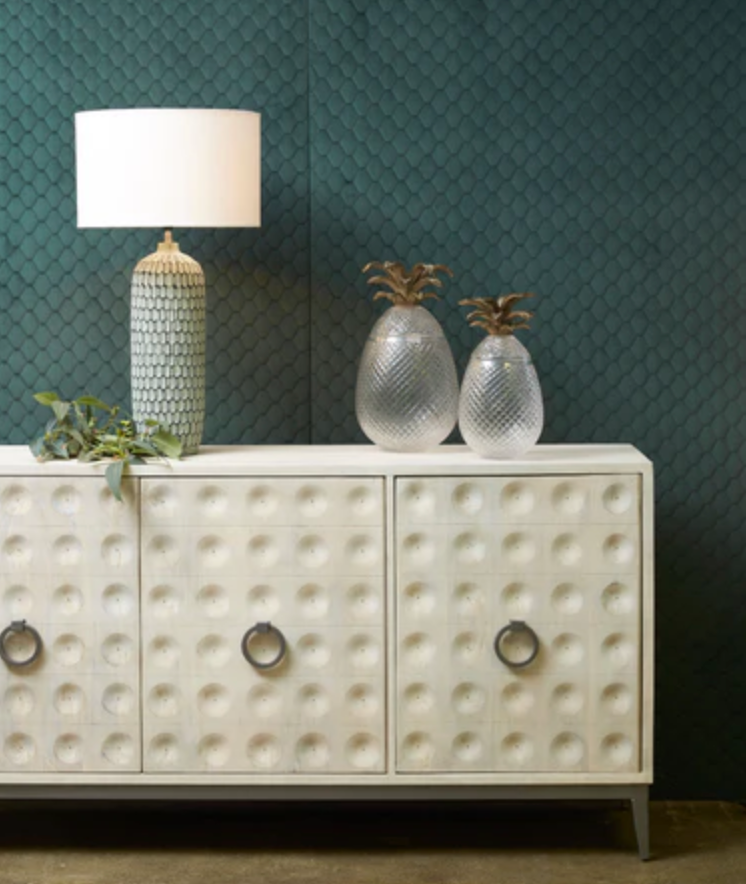 Beehive Lamp - Seafoam