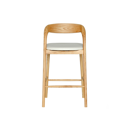 Curved Back Polyurethane Bar Stool