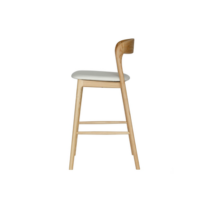 Curved Back Polyurethane Bar Stool