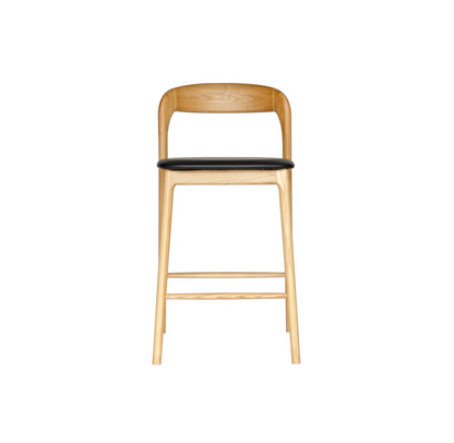 Curved Back Polyurethane Bar Stool