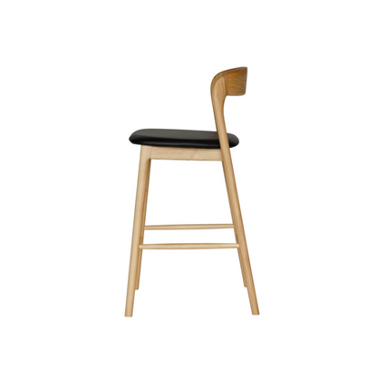 Curved Back Polyurethane Bar Stool